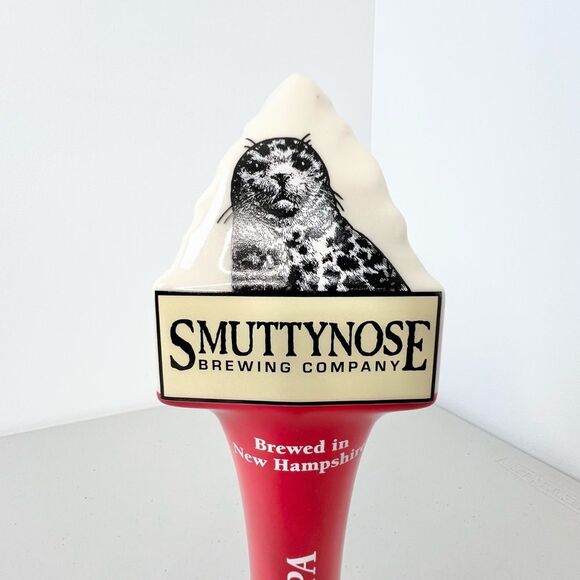 Smuttynose Brewing Company Big A IPA Ceramic Beer Tap Handle Chrislan Ceramics - Picture 2 of 6